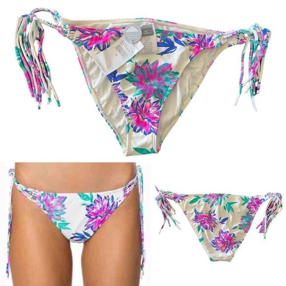 O’NEILL Floral Print Swim Bottoms - Picture 1 of 8